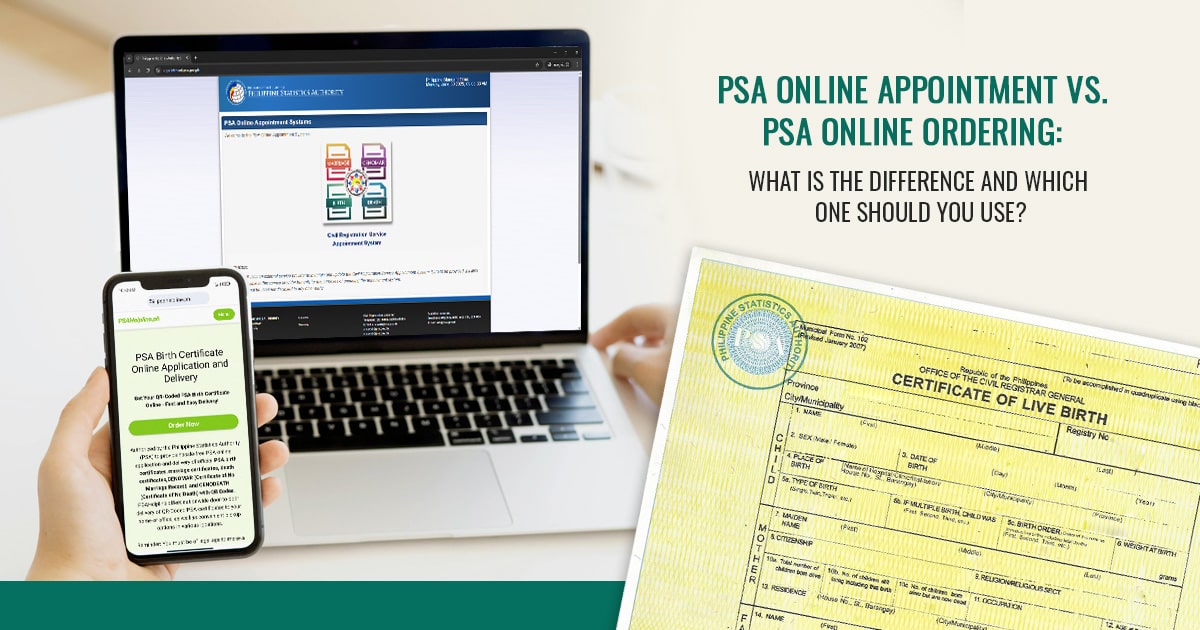 PSA online or appointment? Choose your method for document application
